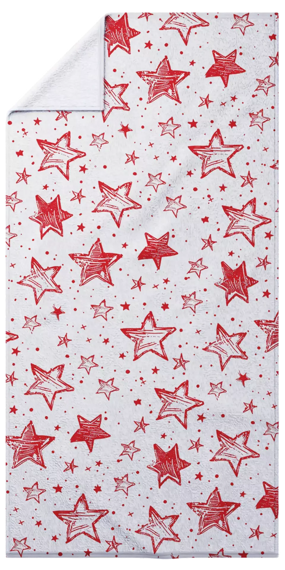 Red Scribble Stars