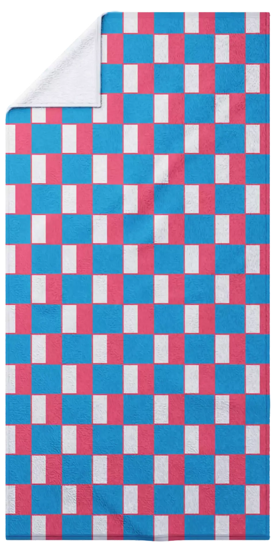 Checkerboard - Blue & Pink