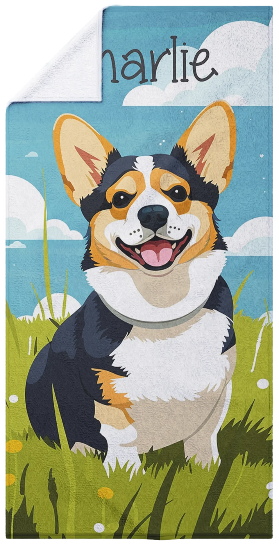 Velour-Mockup-Courageous Corgi-Charlie