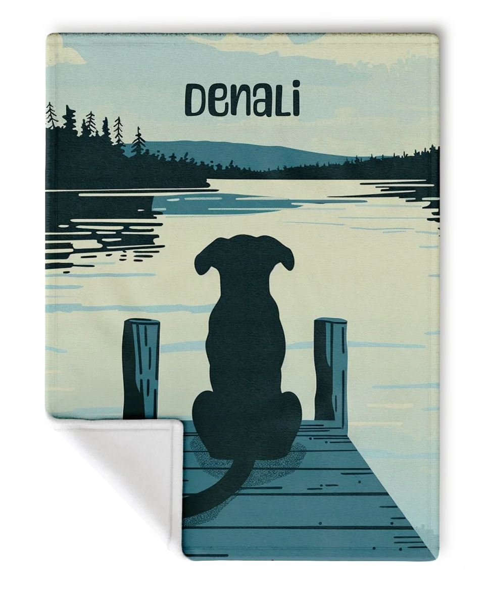 SunSilk Mock-Lake Dog-60x80-Denali