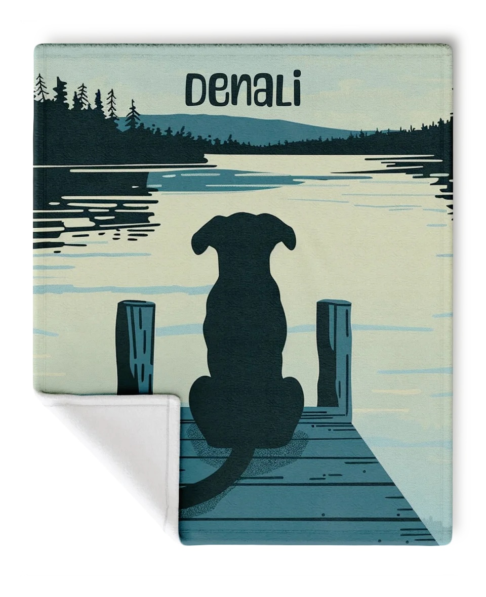 SunSilk Mock-Lake Dog-50x60-Denali