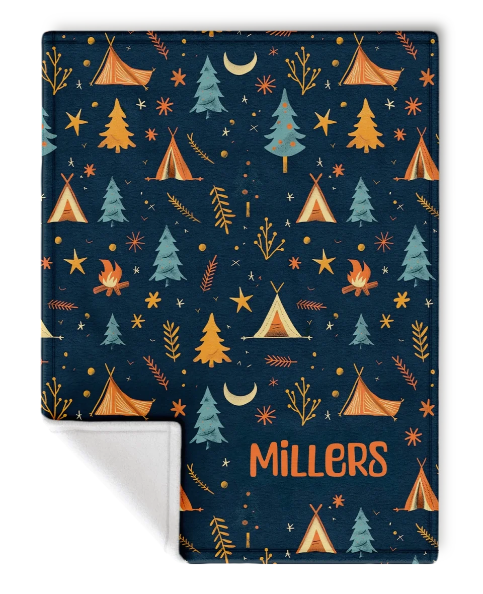 SunSilk Mock-Nighttime Camping-30x40-Millers