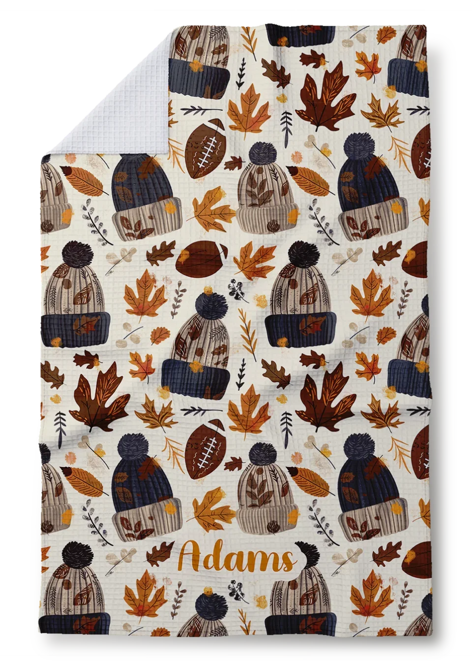 Kitchen Towel_Flat Flat_Fall Football-adams