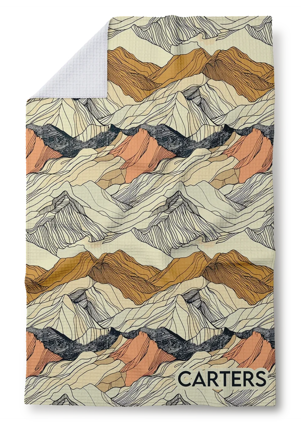 Kitchen Towel_Flat Flat_mtn sketch-carter