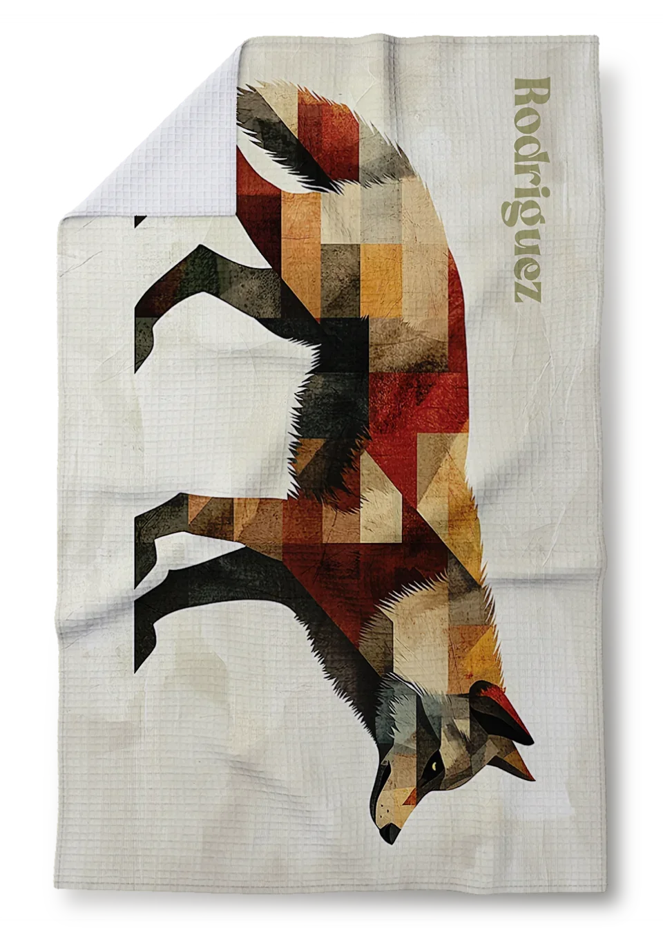 Kitchen Towel_Flat Flat_the wolf-rodriguez