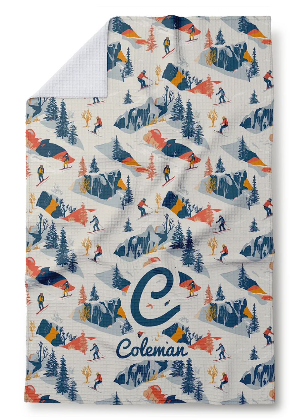 Kitchen Towel_Mock-on the slopes - coleman