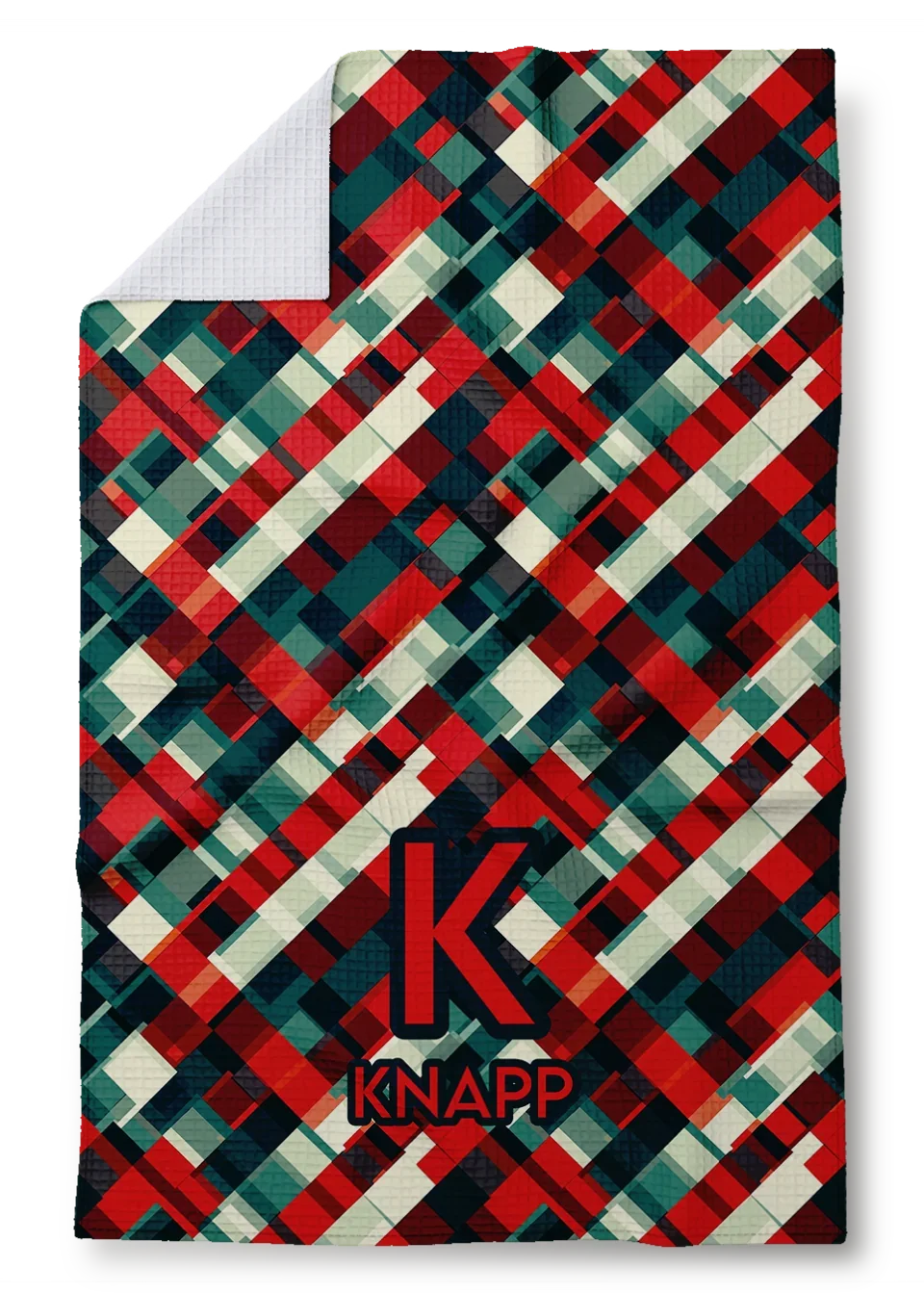 Kitchen Towel_Mock-Yuletide Plaid -knapp